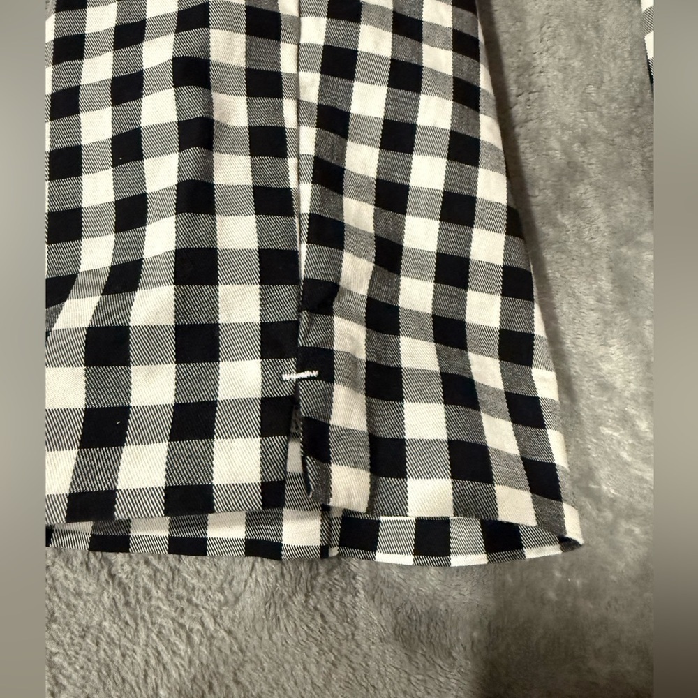 Ann Taylor Factory Black and White Checkered Pants - Picture 5 of 8